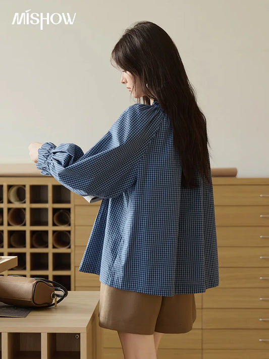 Plaid Embroidered Shirt