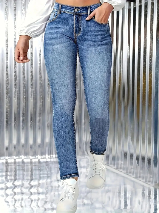 Women's Y2K High Waist Skinny Jeans