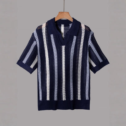 European And American Style Thick Needle Hollow Sweater