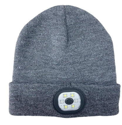 Removable And Washable Rechargeable LED Luminous Lighting Knitted Hat