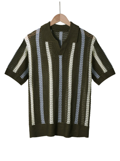 European And American Style Thick Needle Hollow Sweater