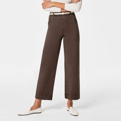Women's Straight-leg Wide-leg Cropped Jeans
