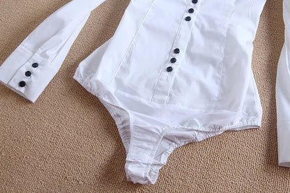Formal Bodysuit Blouse