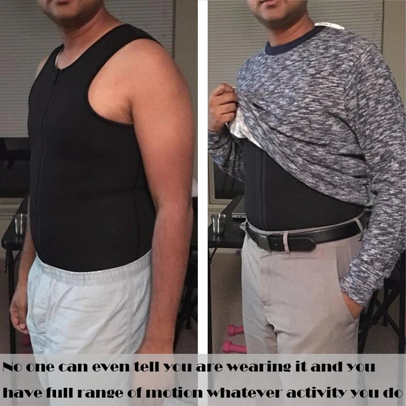 Men's Sauna Sweat Vest Body Shaper