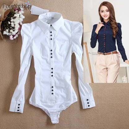 Formal Bodysuit Blouse