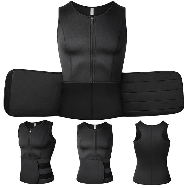 Men's Sauna Sweat Vest Body Shaper