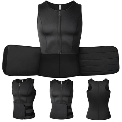 Men's Sauna Sweat Vest Body Shaper