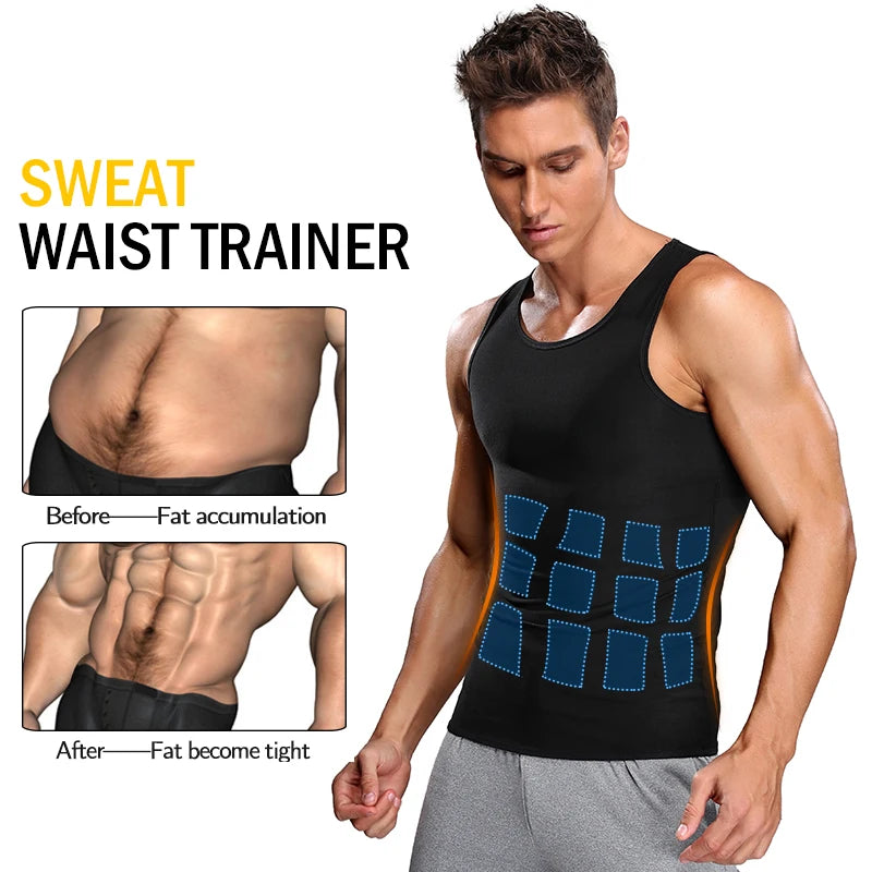 Men's Sauna Sweat Pullover Vest