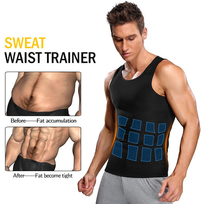 Men's Sauna Sweat Pullover Vest