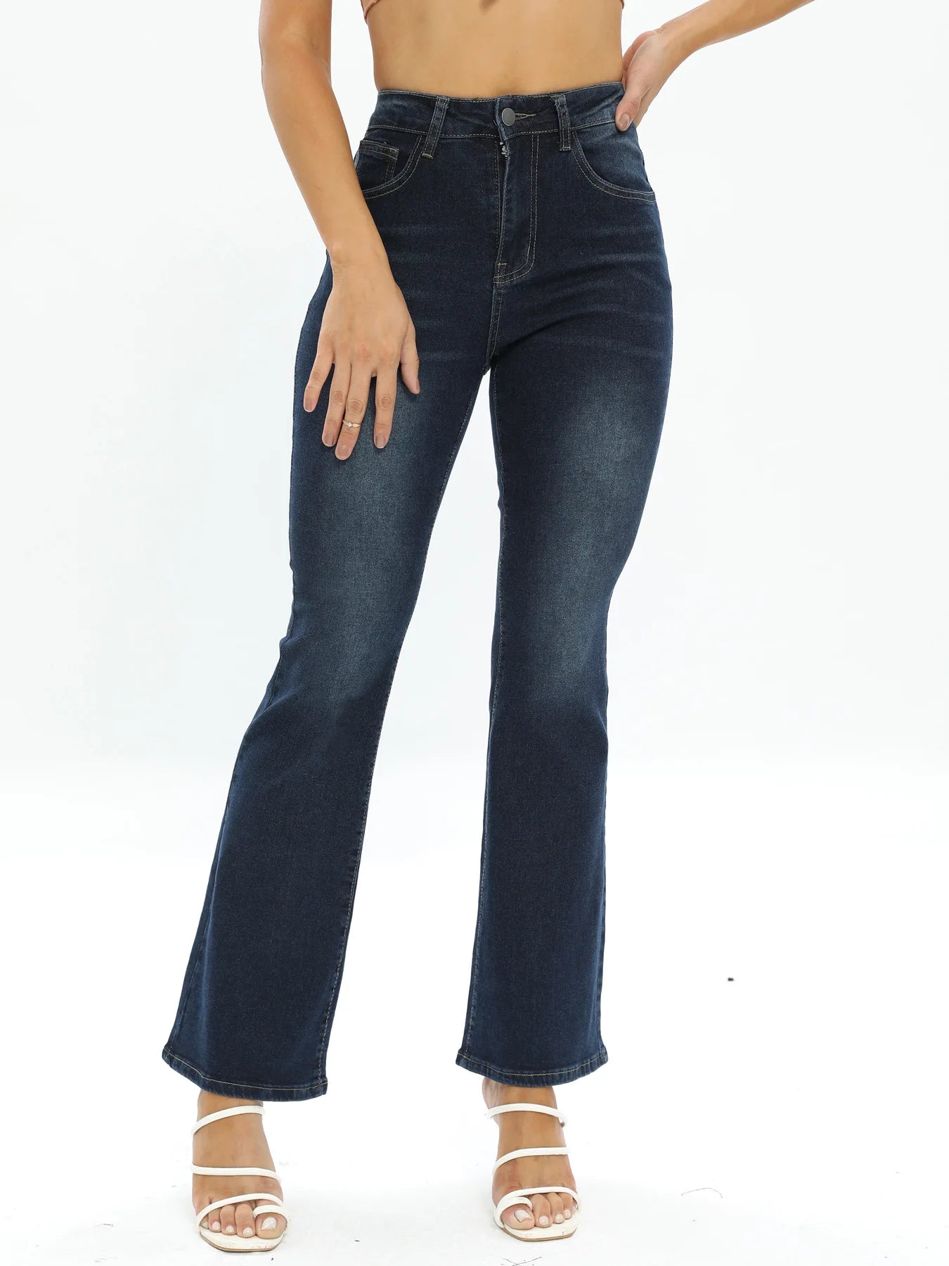 Women's Stretch Boot Cut Flare Jeans