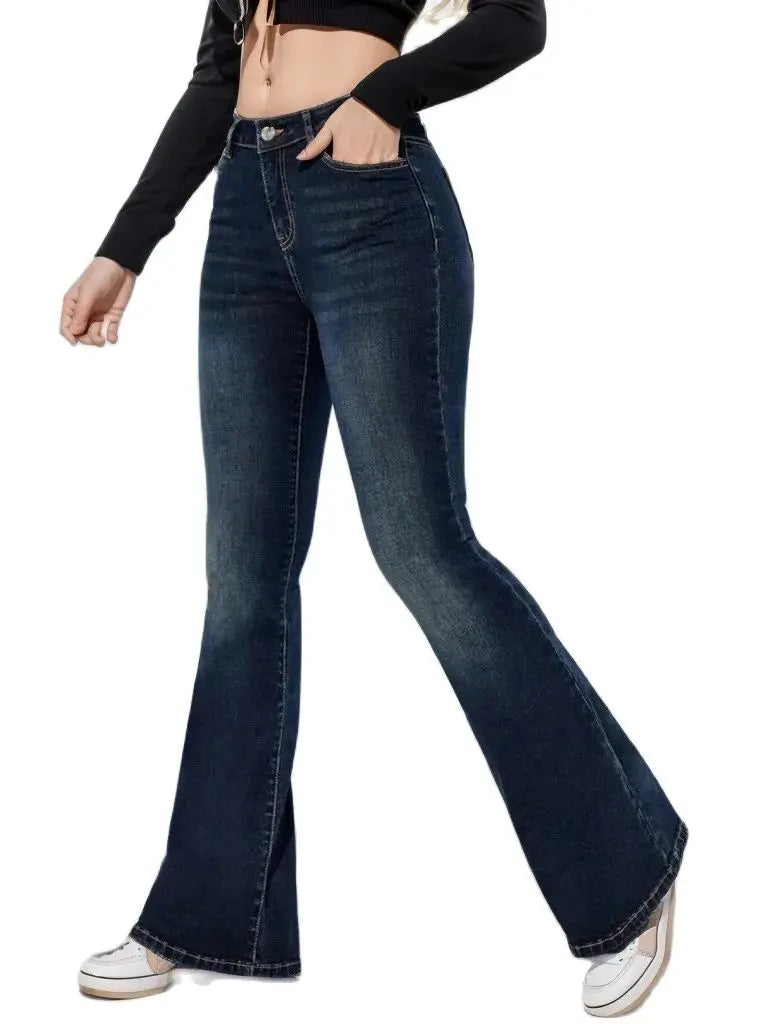 Women's Stretch Boot Cut Flare Jeans