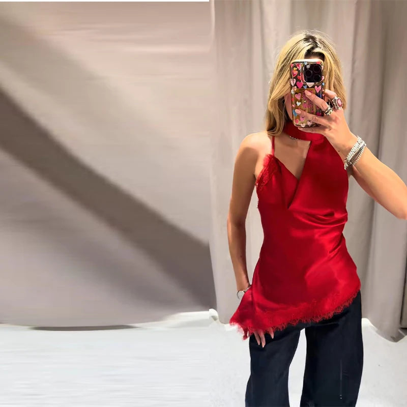 Satin Lace Camisole