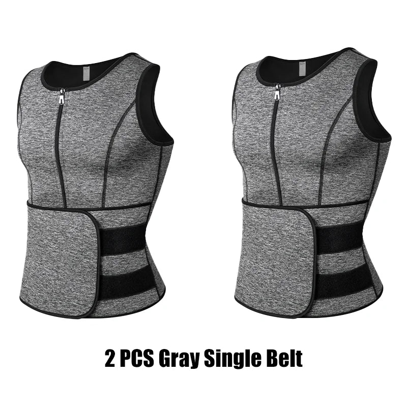 Men's Sauna Sweat Vest Body Shaper