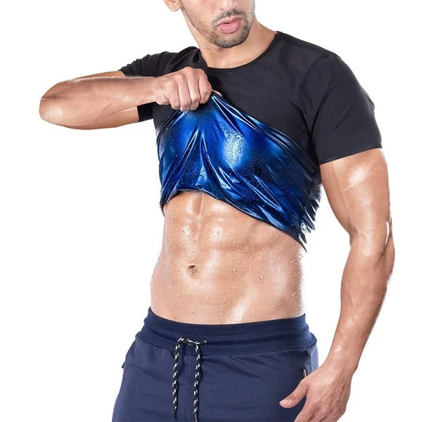 Men's Sauna Compression Waist Trainer Shirt