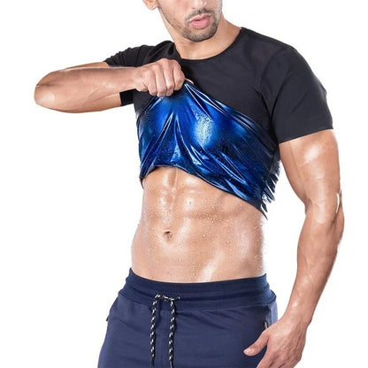 Men's Sauna Compression Waist Trainer Shirt