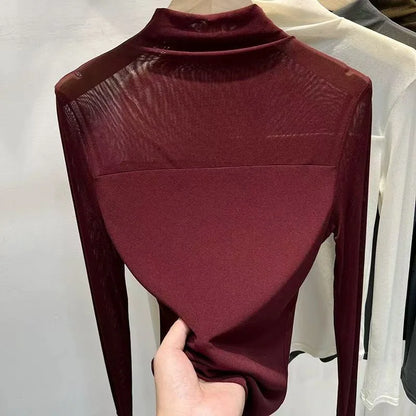 Sheer Lace Blouse