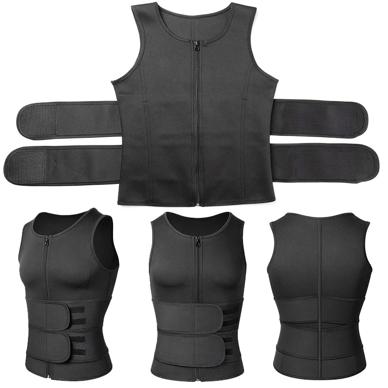 Men's Sauna Sweat Vest Body Shaper