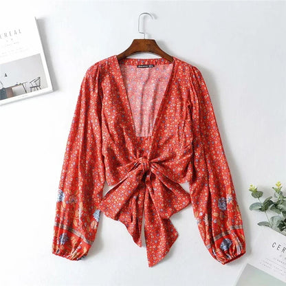 Floral Boho Blouse