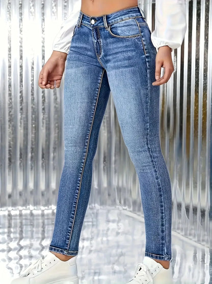 Women's Y2K High Waist Skinny Jeans