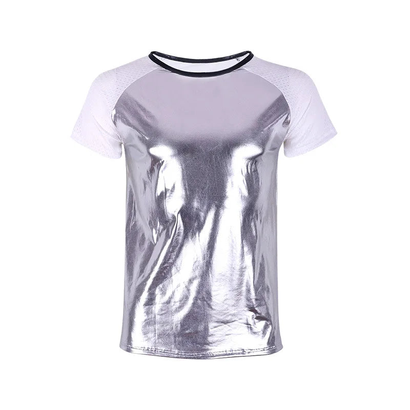Men's Leather Imitation Singlet