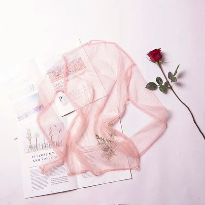 Sheer Lace Mesh Shirt