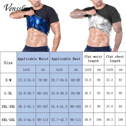 Men's Sauna Compression Waist Trainer Shirt