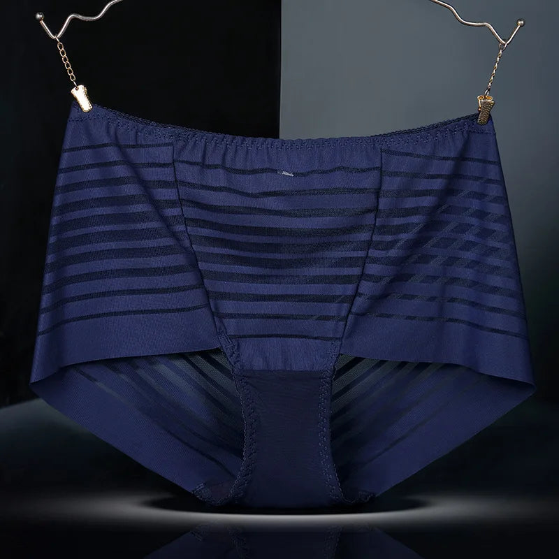 Plus Size High-Rise Lace Panties