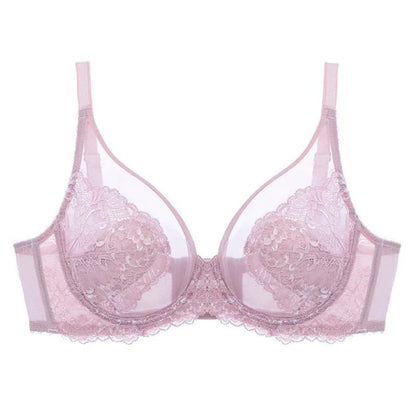 Embroidered Full-Cup Wire-Free Bra