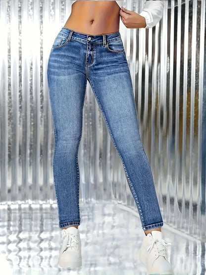 Women's Y2K High Waist Skinny Jeans