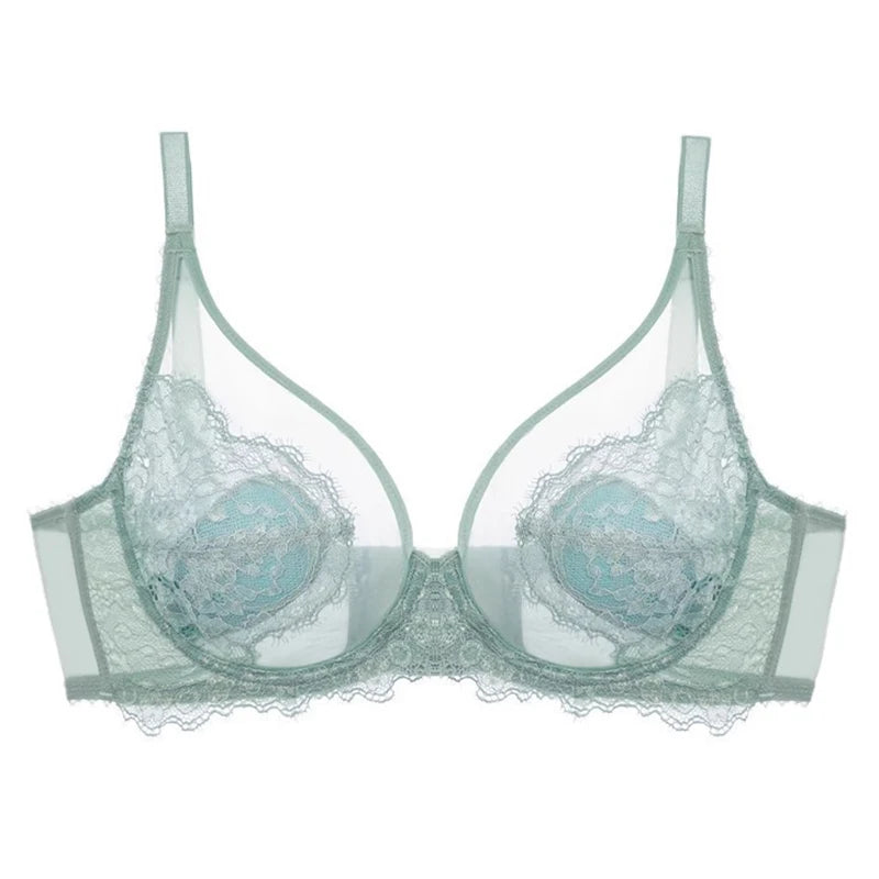 Embroidered Full-Cup Wire-Free Bra