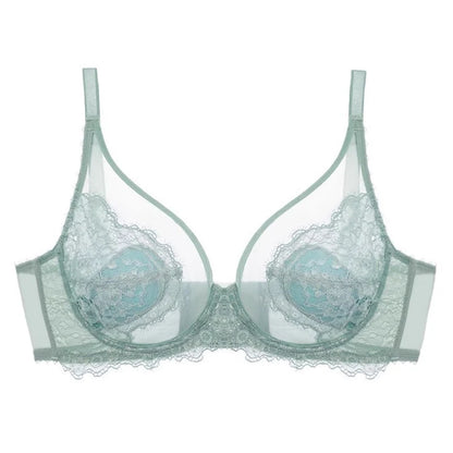 Embroidered Full-Cup Wire-Free Bra