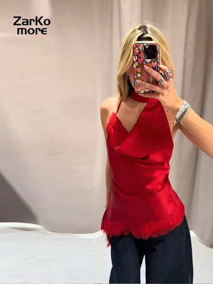 Satin Lace Camisole