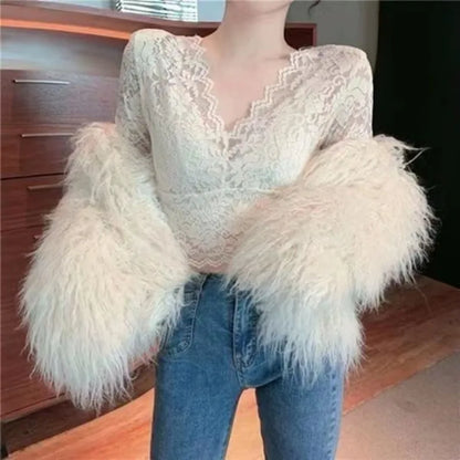 Lace Hollow Blouse