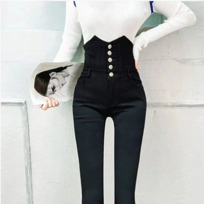 Women's Korean Pencil Denim Jeans