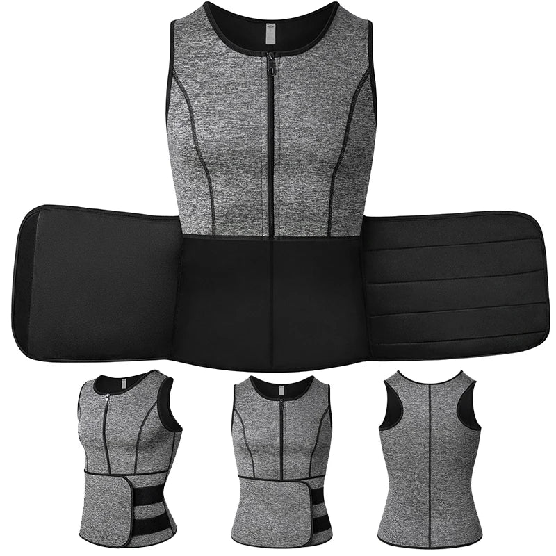 Men's Sauna Sweat Vest Body Shaper