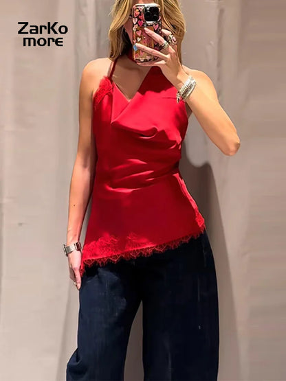 Satin Lace Camisole