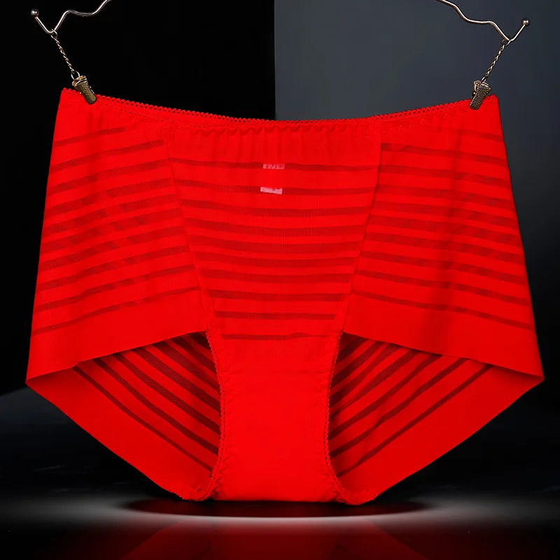 Plus Size High-Rise Lace Panties