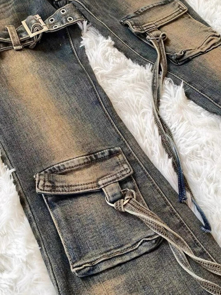 Women's Grunge Slim Jeans Plus Size