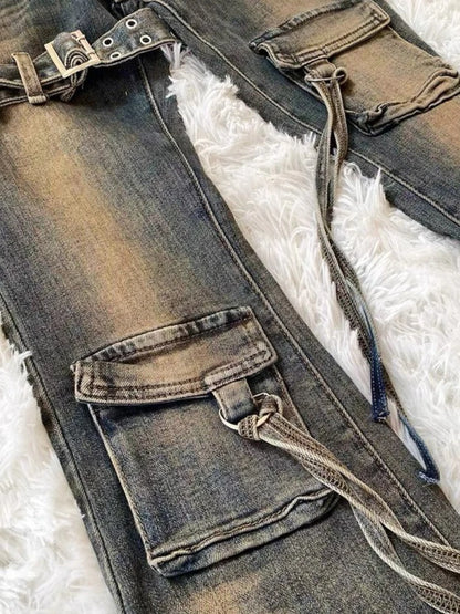 Women's Grunge Slim Jeans Plus Size