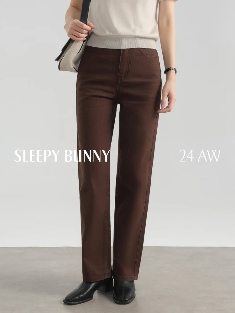 Women's Vintage Wide Leg Straight Jeans