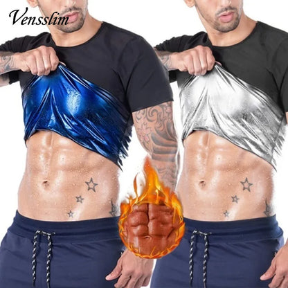 Men's Sauna Compression Waist Trainer Shirt