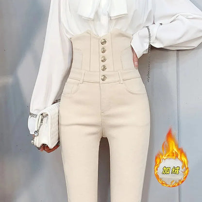 Women's Korean Pencil Denim Jeans