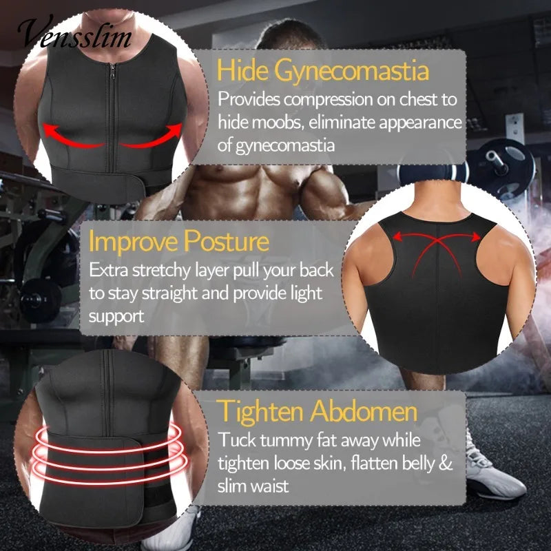 Men's Sauna Compression Vest