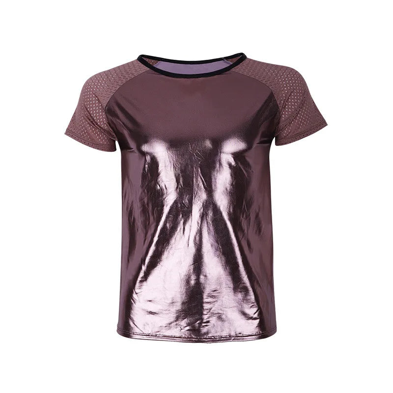 Men's Leather Imitation Singlet