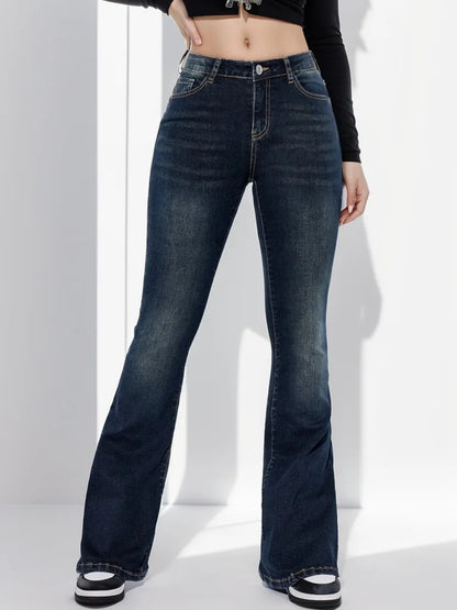 Women's Stretch Boot Cut Flare Jeans