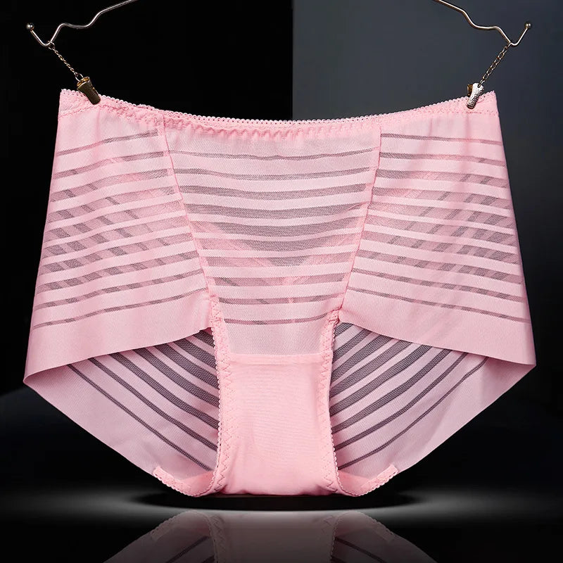 Plus Size High-Rise Lace Panties