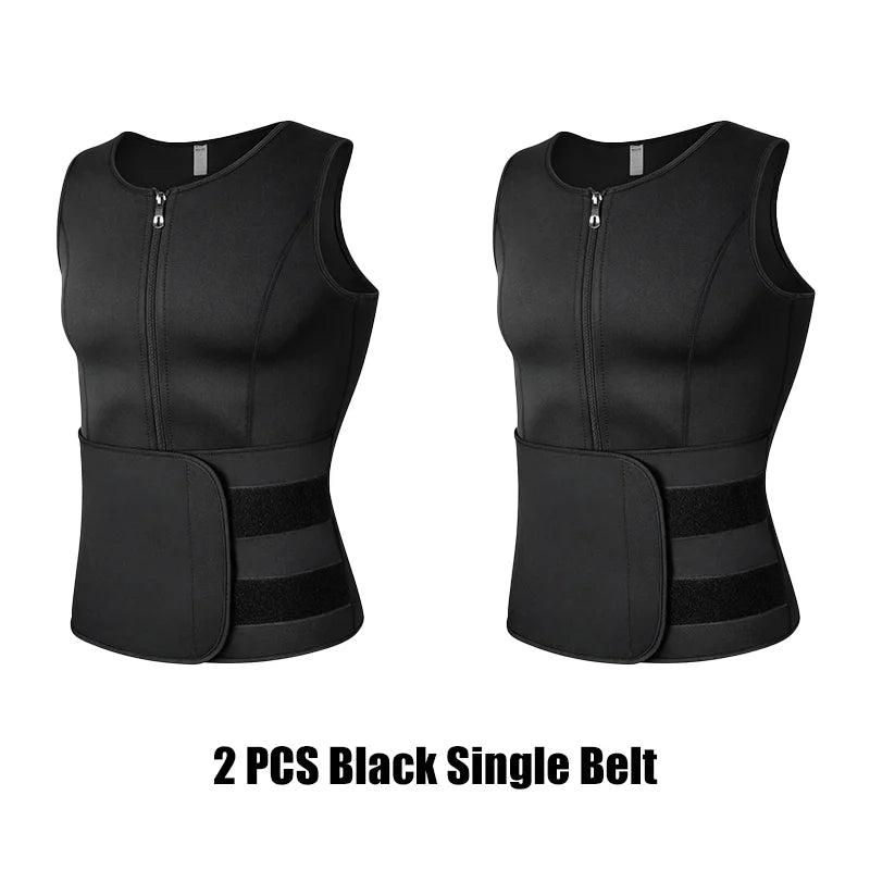Men's Sauna Sweat Vest Body Shaper