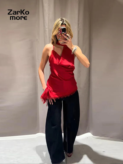 Satin Lace Camisole