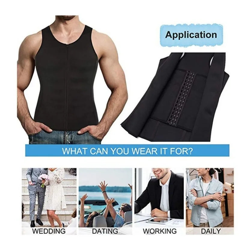 Men's Sauna Slimming Vest