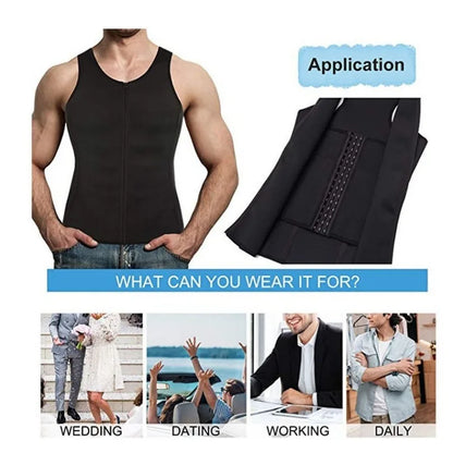Men's Sauna Slimming Vest